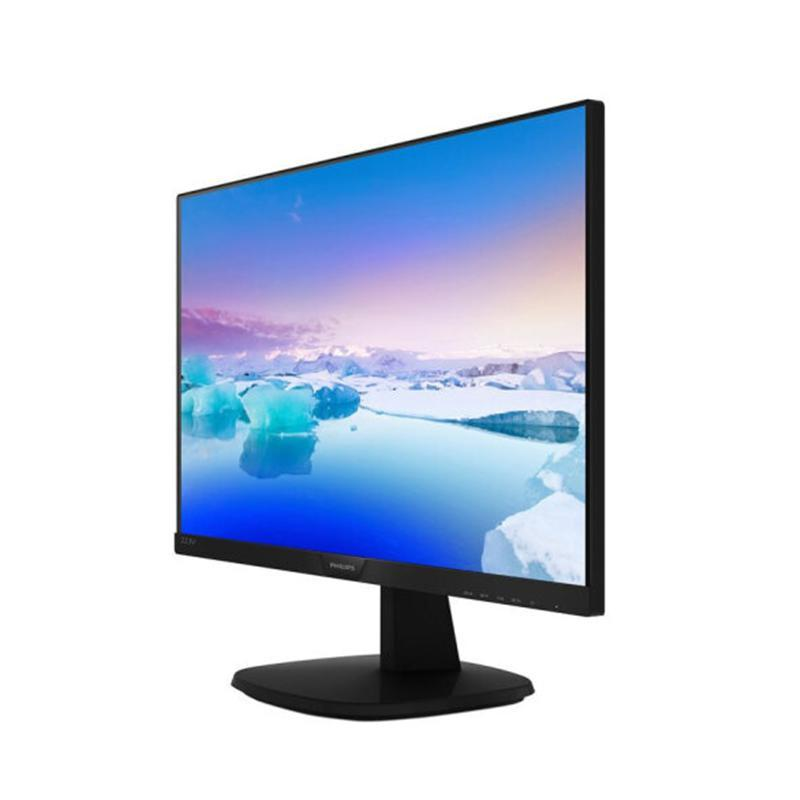 飞利浦（PHILIPS）显示器21.5英寸 IPS三边窄边框电脑液晶高清显示器 223V7QSB 黑色